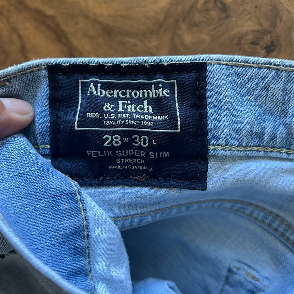 Abercrombie & Fitch Light Blue Slim Jeans - Picture 2 of 4